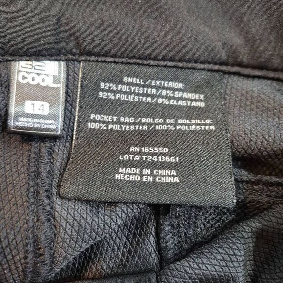 32 Degrees Women's Black Poly/Spandex Pants w Zip Close Pockets - Picture 11 of 11